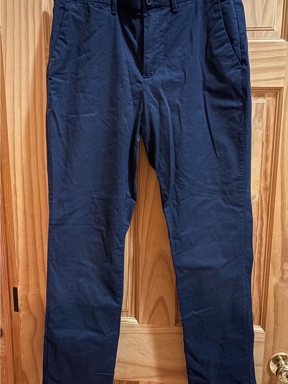 Calvin Klein Navy Blue Chino Pants - Slim Fit